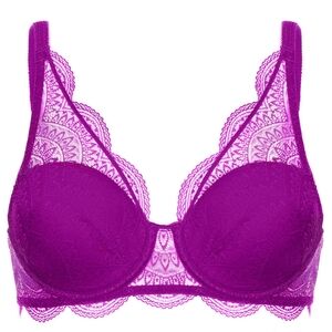 NWT Simone Perele karma spacer convertible underwire bra bougainvillea lace